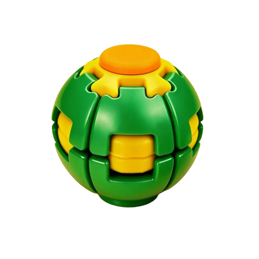 GearOrb™ - Kinetic Mechanical Press & Spin Desk Toy