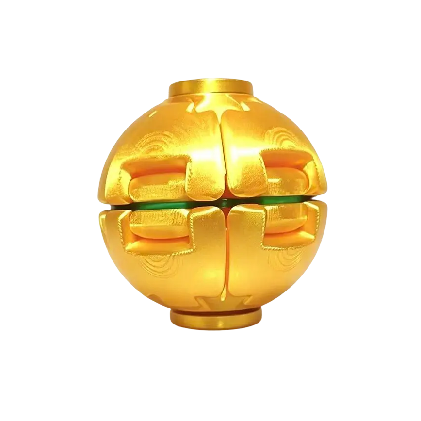 GearOrb™ - Kinetic Mechanical Press & Spin Desk Toy