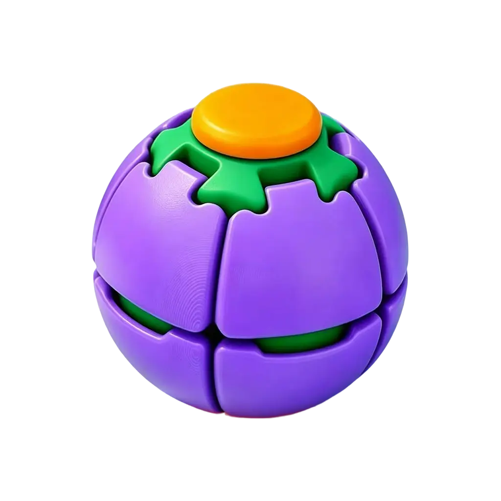 GearOrb™ - Kinetic Mechanical Press & Spin Desk Toy