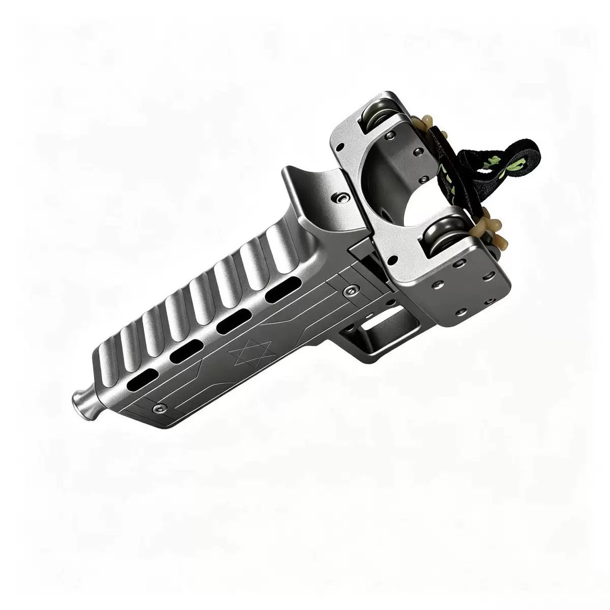 Auto-Reload Metal Slingshot with Quick-Feed Ammo Magazine