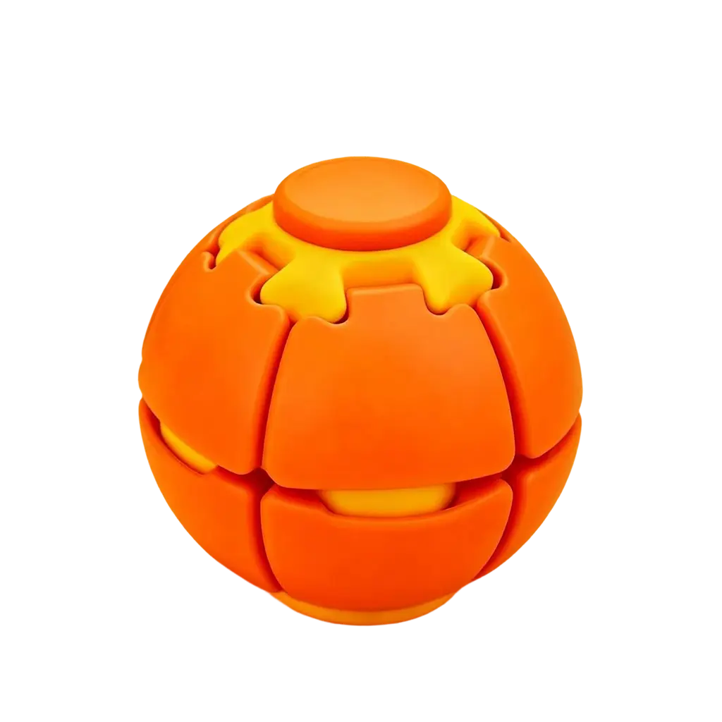 GearOrb™ - Kinetic Mechanical Press & Spin Desk Toy