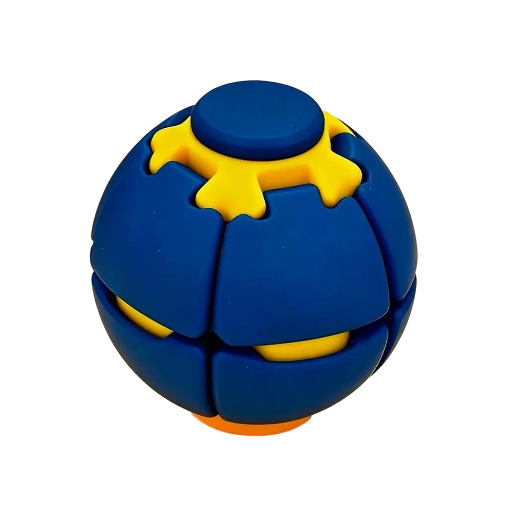 GearOrb™ - Kinetic Mechanical Press & Spin Desk Toy